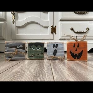 Rustic farmhouse Halloween decor